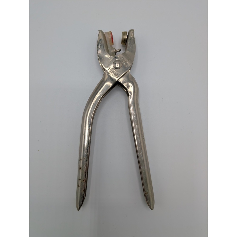 Vintage Scovill Snap Metal Rivet Punch Grommet Pliers Tool, Oakville USA